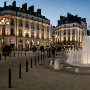 maitrise d'oeuvre éclairage Place Graslin à Nantes